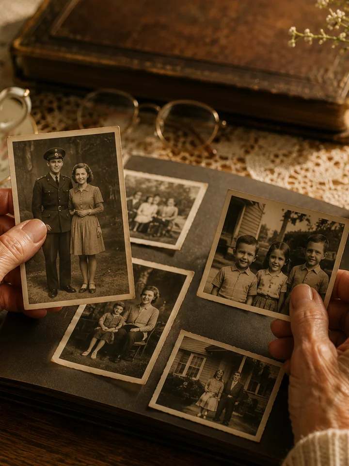 Family memories inspired by the 1940s