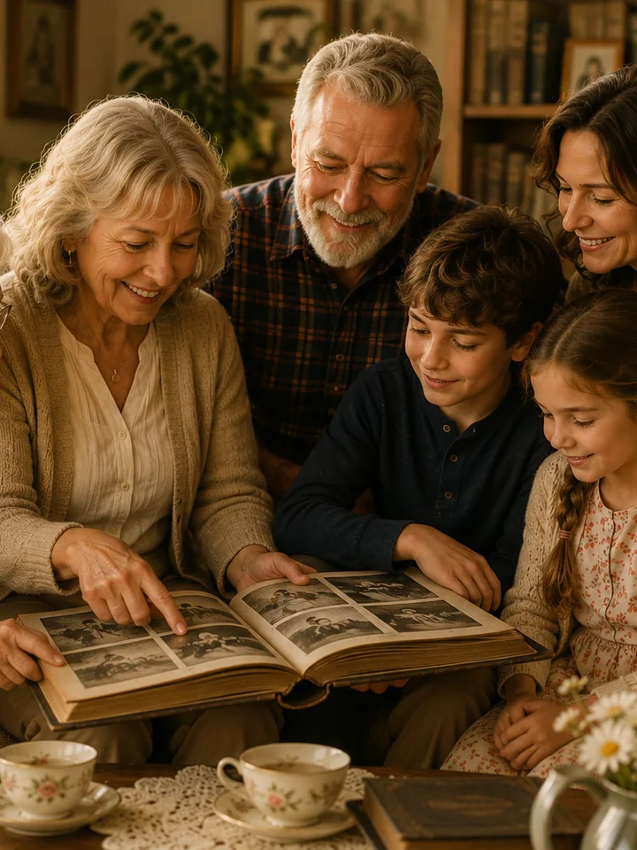 Family memories inspired by the 1960s